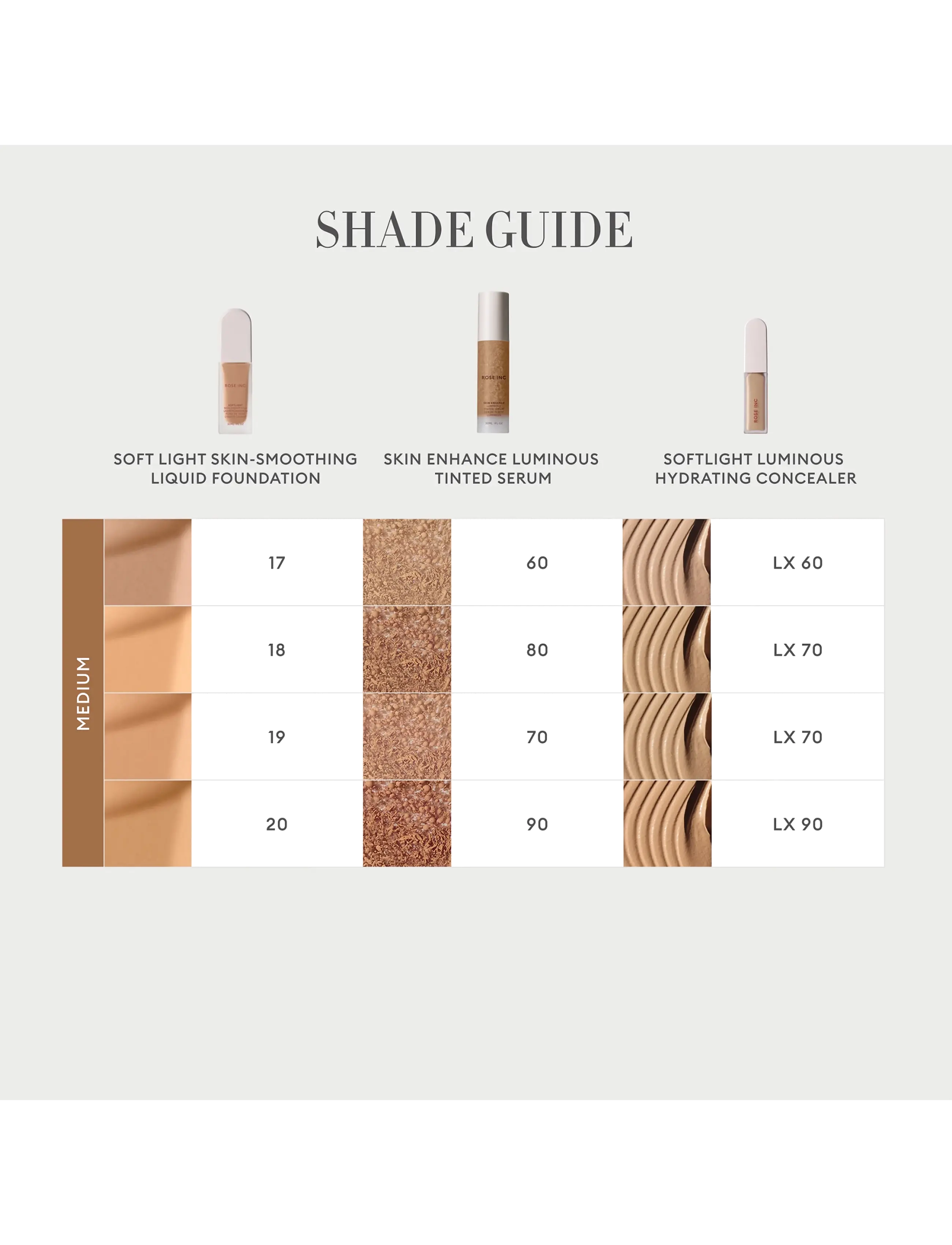 Rose Inc - Softlight Skin-Smoothing Liquid Foundation - smink - medium deep warm - 5