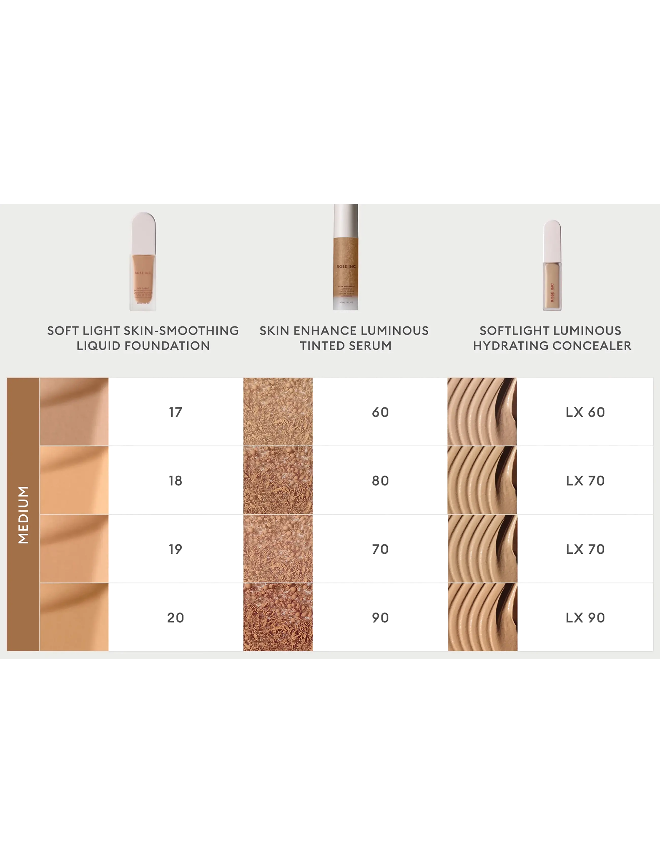 Rose Inc - Softlight Skin-Smoothing Liquid Foundation - smink - medium deep neutral - 4