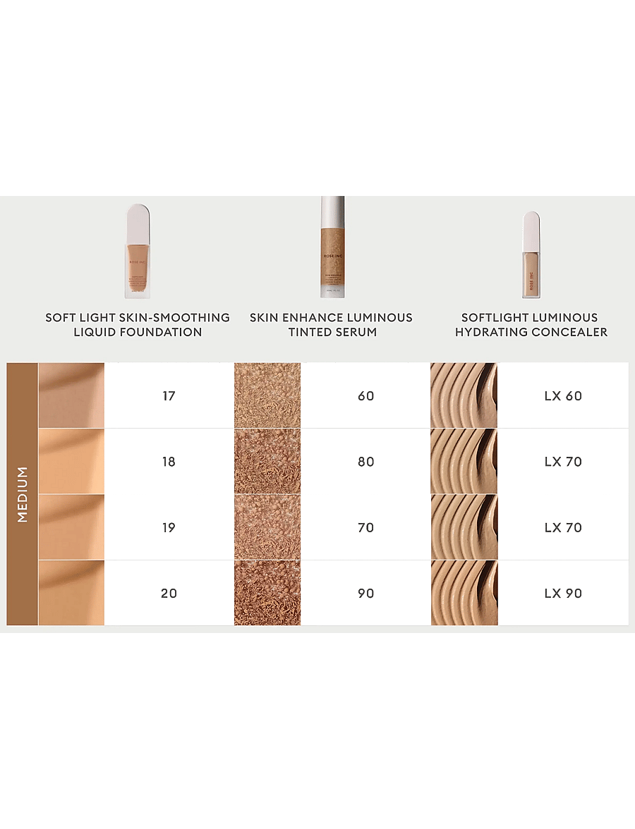 Rose Inc - Softlight Skin-Smoothing Liquid Foundation - smink - medium deep neutral - 4