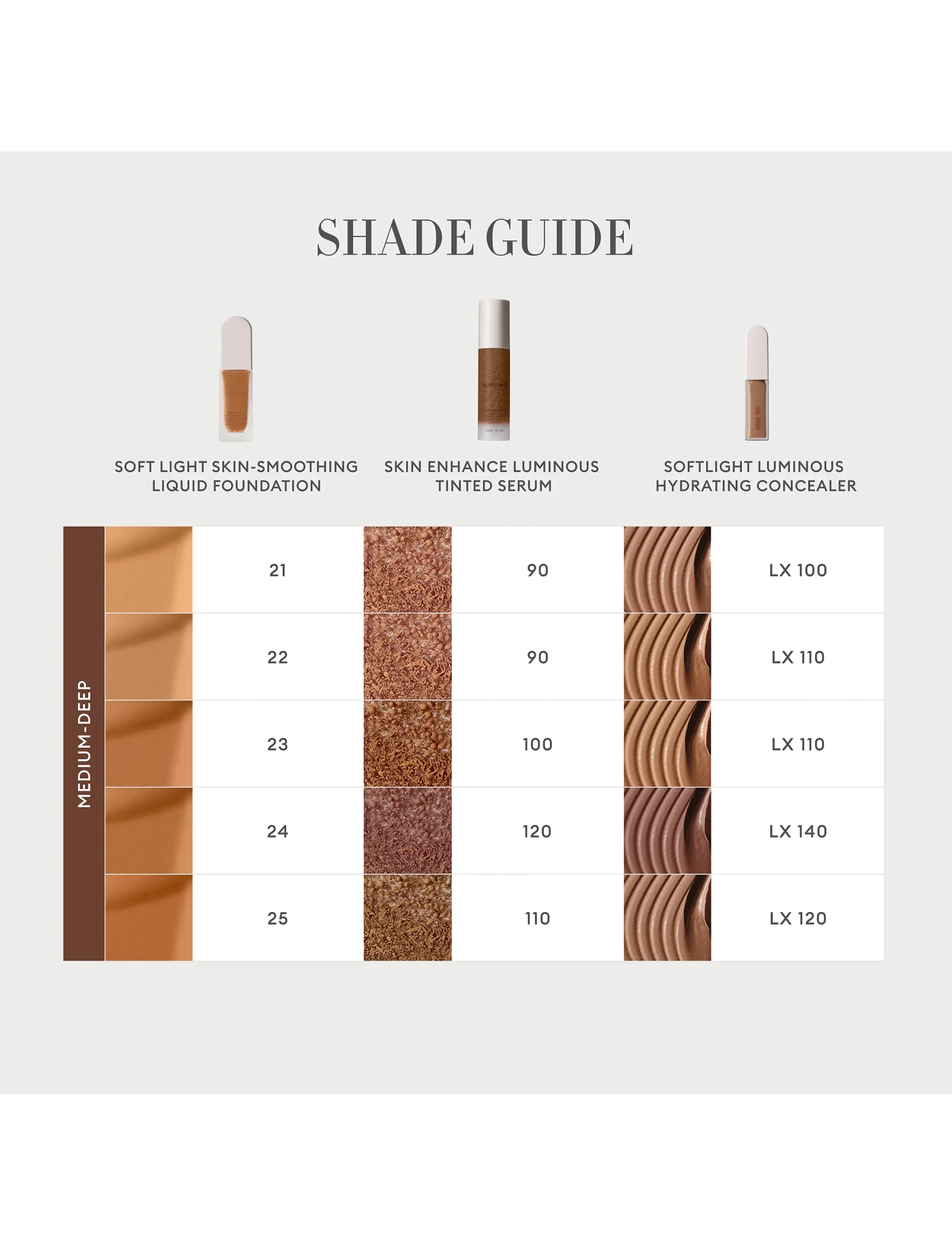 Rose Inc - Softlight Skin-Smoothing Liquid Foundation - smink - medium deep cool - 5