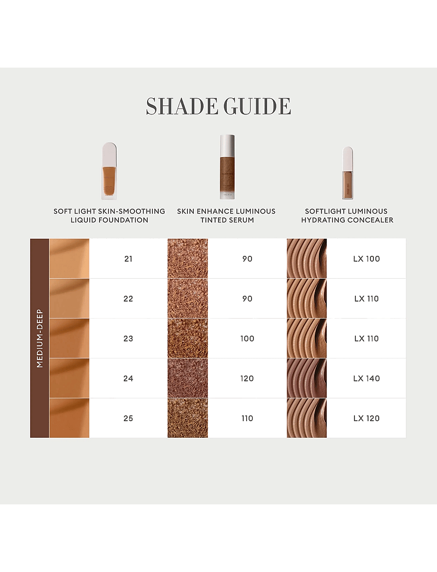 Rose Inc - Softlight Skin-Smoothing Liquid Foundation - smink - medium deep warm - 5