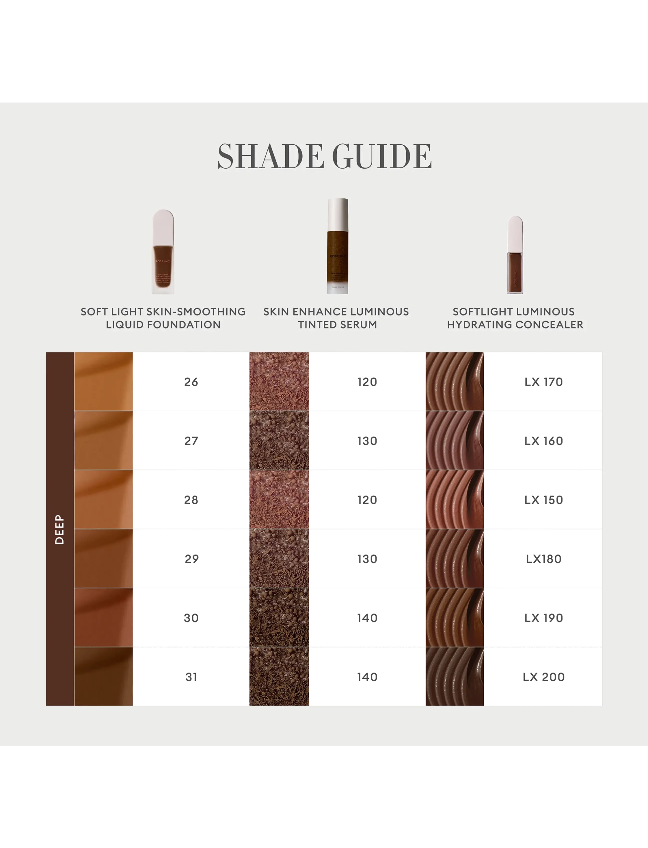 Rose Inc - Softlight Skin-Smoothing Liquid Foundation - smink - deep neutral - 4