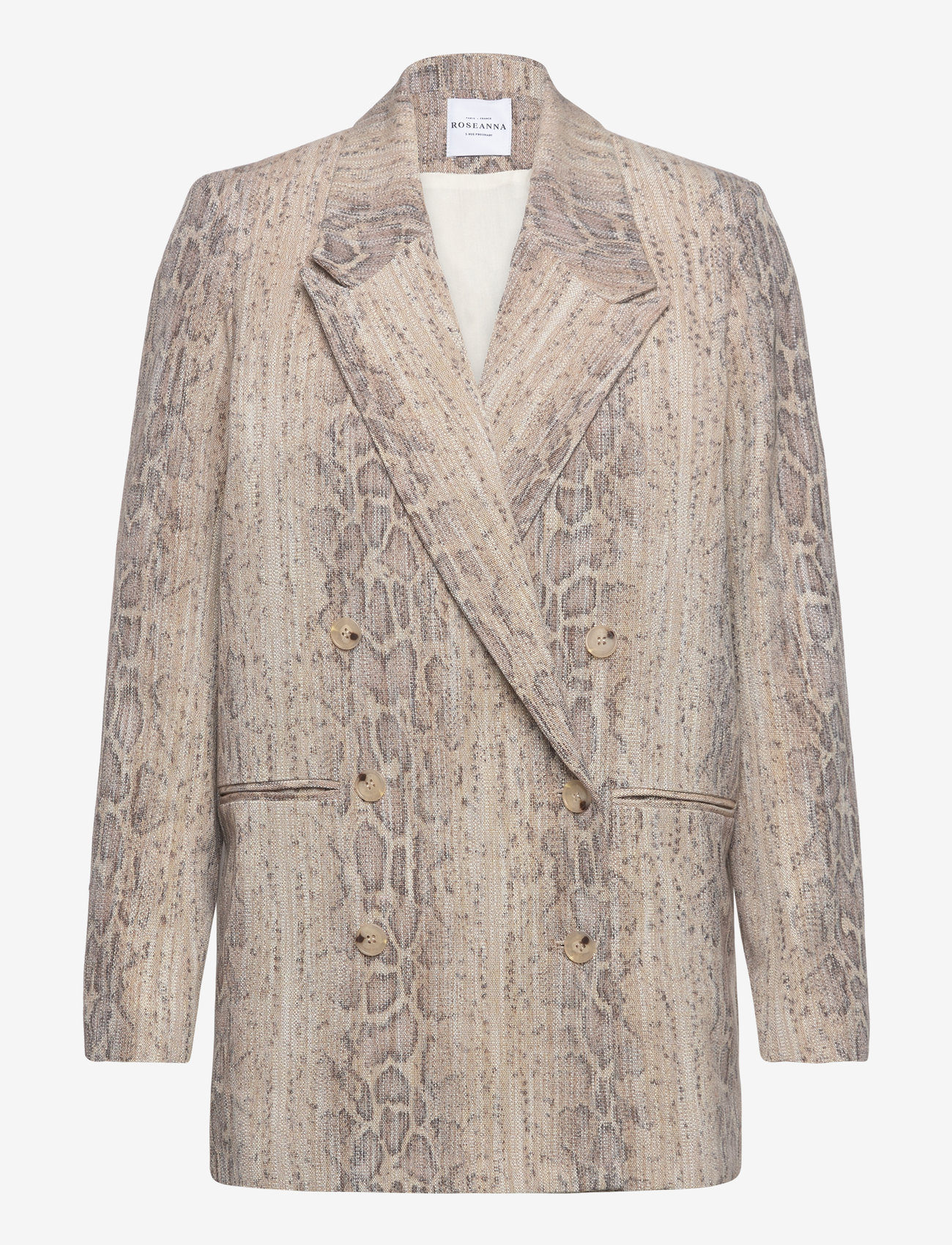ROSEANNA - JACKET KISS PYTHON - einreihige blazer - beige - 0