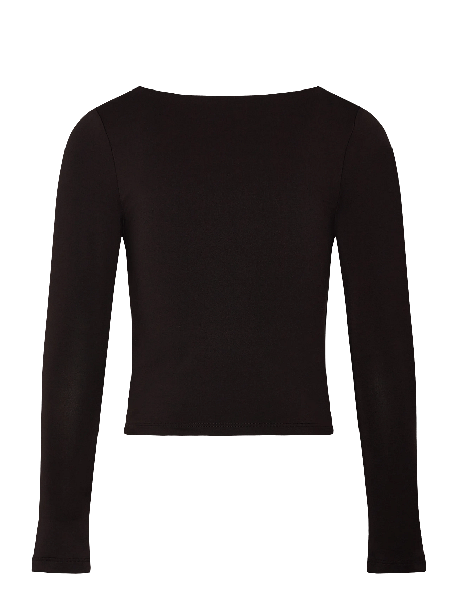 Rosemunde Kids - RKBillie Reversible LS Short T-shir - långärmade t-shirts - ganache - 1