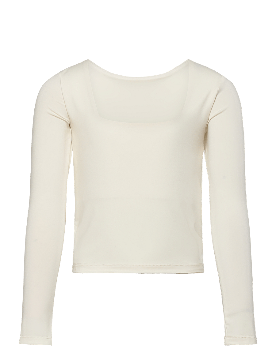 Rosemunde Kids - RKBillie Reversible LS Short T-shir - långärmade t-shirts - ivory - 1