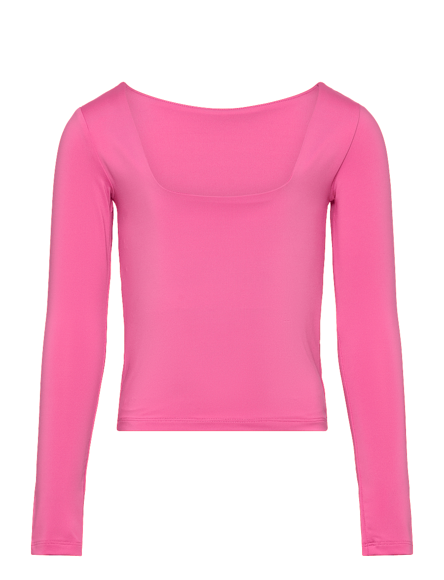 Rosemunde Kids - RKBillie Reversible LS Short T-shir - långärmade t-shirts - sugar plum - 0
