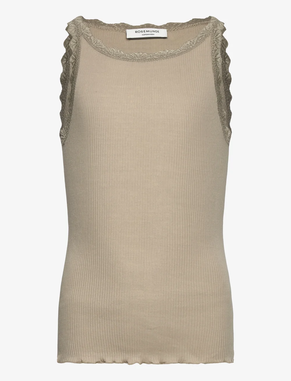 Rosemunde Kids - RKBalta Modal SL Lace Top - tanktops - abbey stone - 0