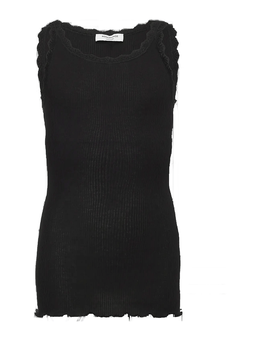 Rosemunde Kids - RKBalta Modal SL Lace Top - maikad - black - 1