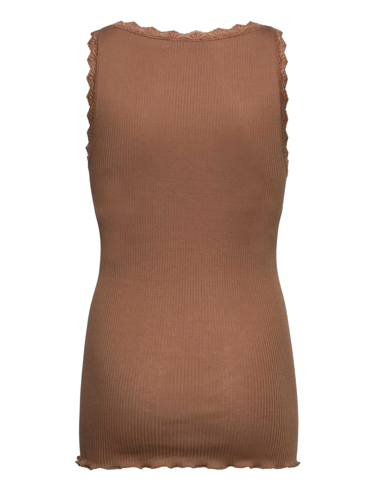 Rosemunde Kids - RKBalta Modal SL Lace Top - Õlapaeltega topid - coca mocha - 1