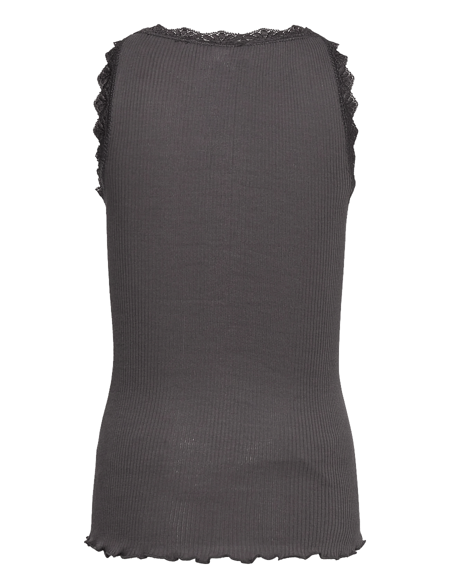 Rosemunde Kids - RKBalta Modal SL Lace Top - tanktops - magnet - 1