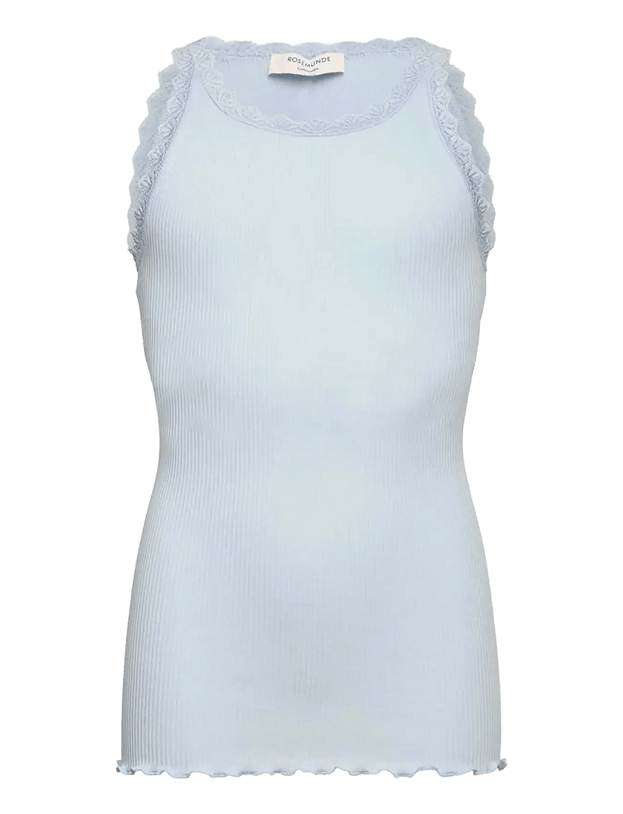 Rosemunde Kids - RKBalta Modal SL Lace Top - maikad - nantucket blue - 0