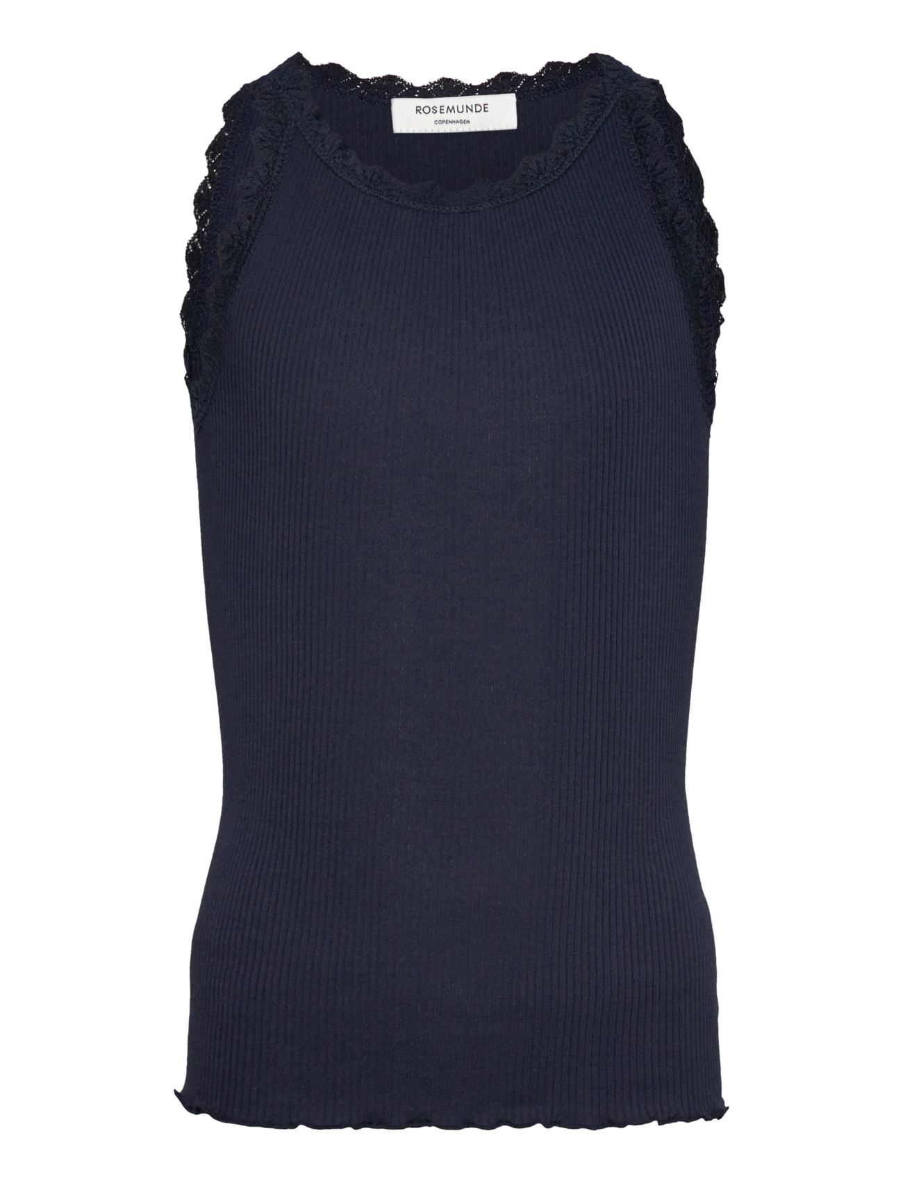 Rosemunde Kids RKBalta Modal SL Lace Top - Rosemunde Kids - NAVY / navy