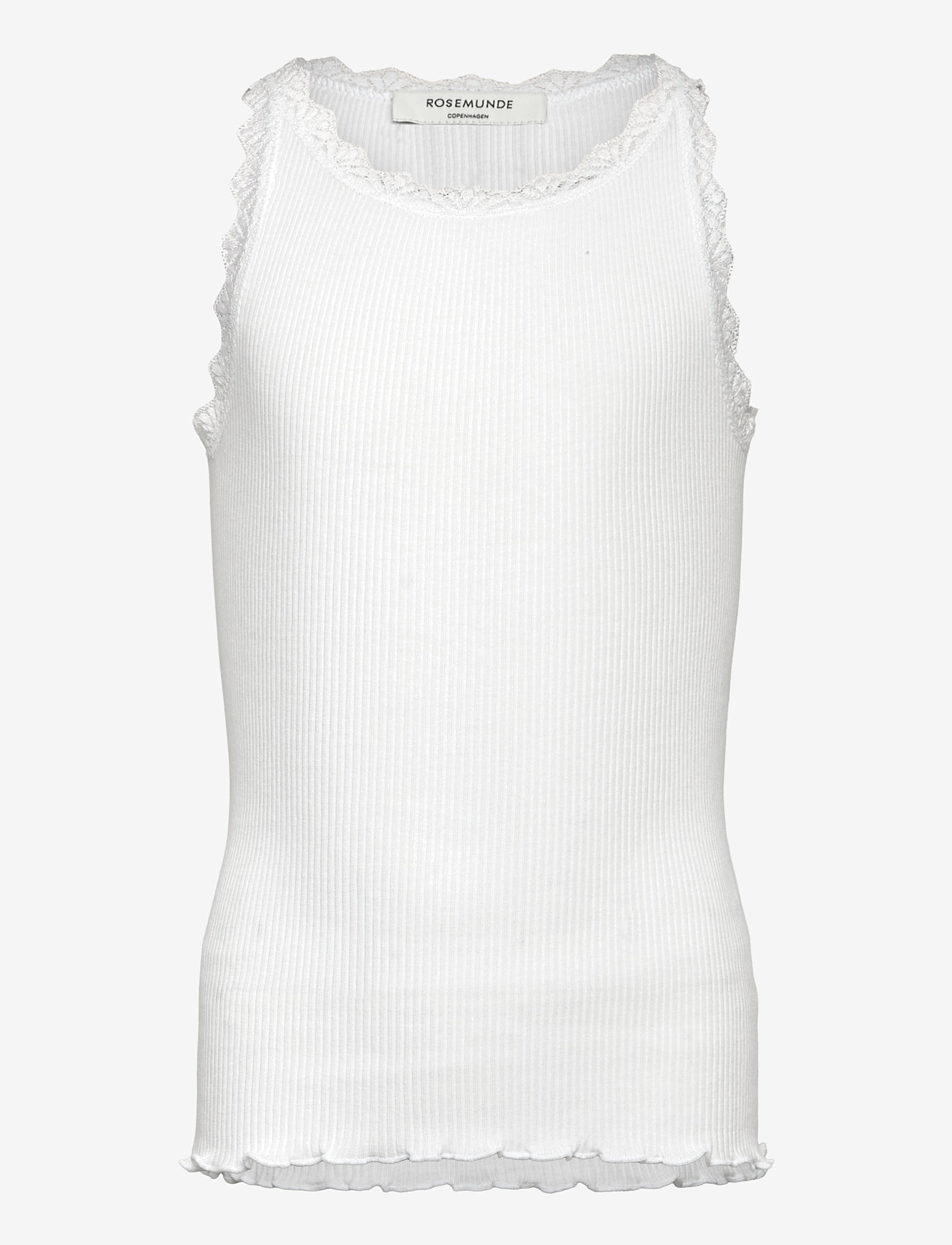 Rosemunde Kids - RKBalta Modal SL Lace Top - Ærmeløs undertrøje - new white - 1
