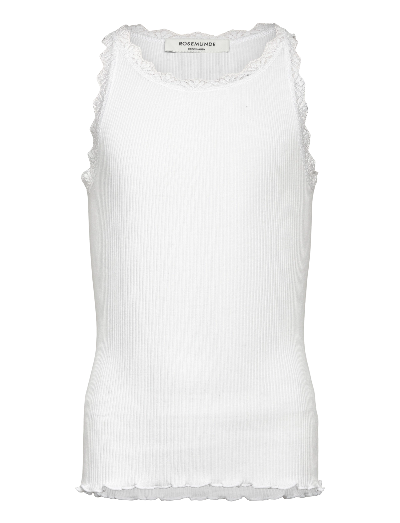 Rosemunde Kids RKBalta Modal SL Lace Top - Rosemunde Kids - NEW WHITE / white
