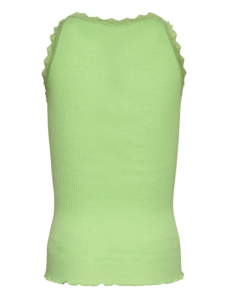 Rosemunde Kids - RKBalta Modal SL Lace Top - tanktops - pistachio green - 2