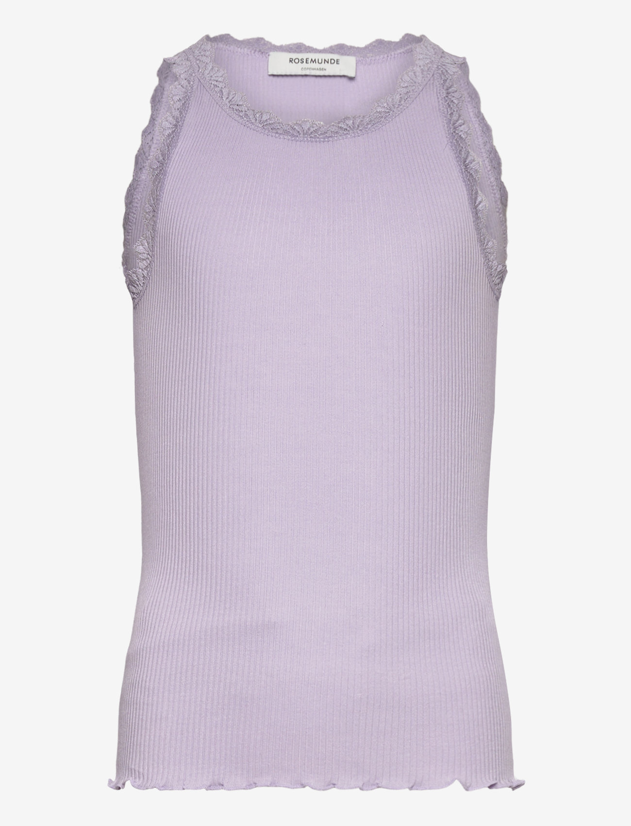 Rosemunde Kids - RKBalta Modal SL Lace Top - Ærmeløs undertrøje - purple heather - 1