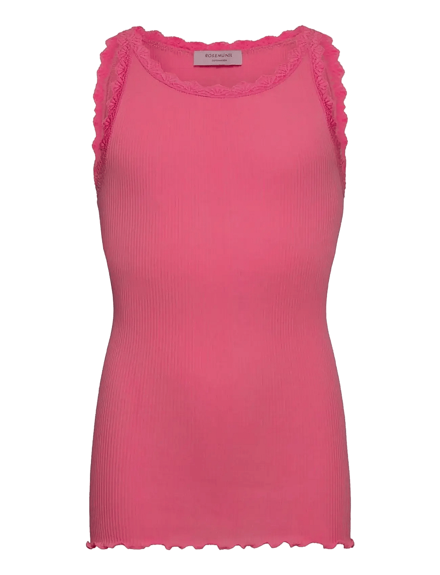 Rosemunde Kids - RKBalta Modal SL Lace Top - maikad - rapture rose - 0