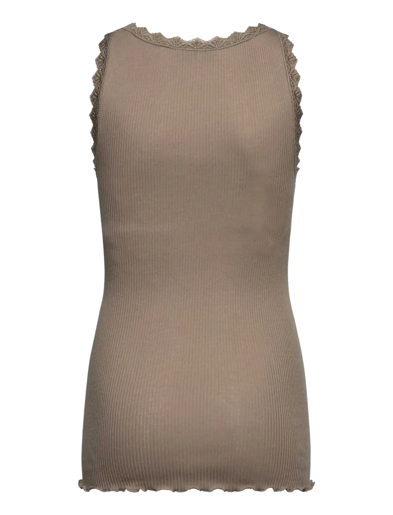 Rosemunde Kids - RKBalta Modal SL Lace Top - tanktops - walnut - 2