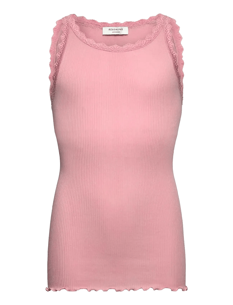 Rosemunde Kids - RKBalta Modal SL Lace Top - tanktops - zephyr - 1