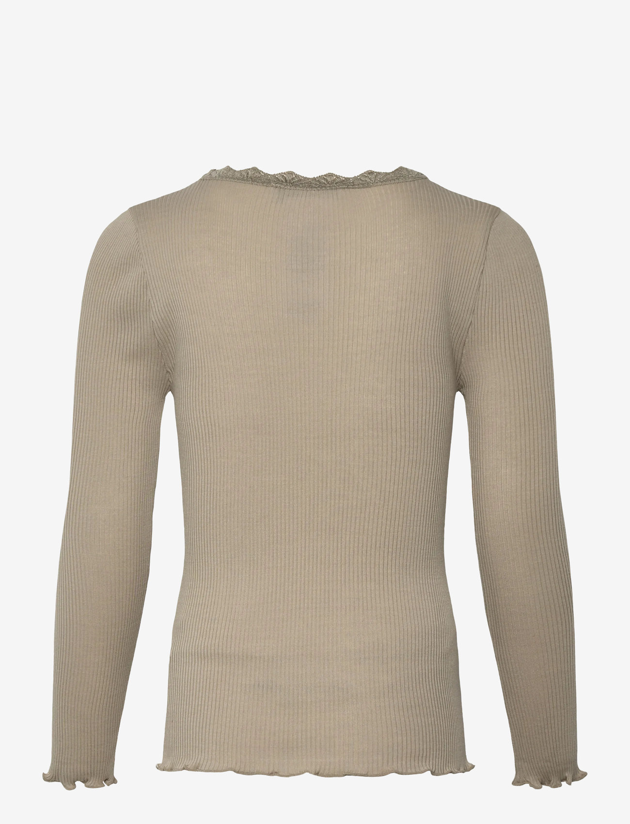 Rosemunde Kids - RKBalta Modal LS Lace T-shirt - langärmelig - abbey stone - 1