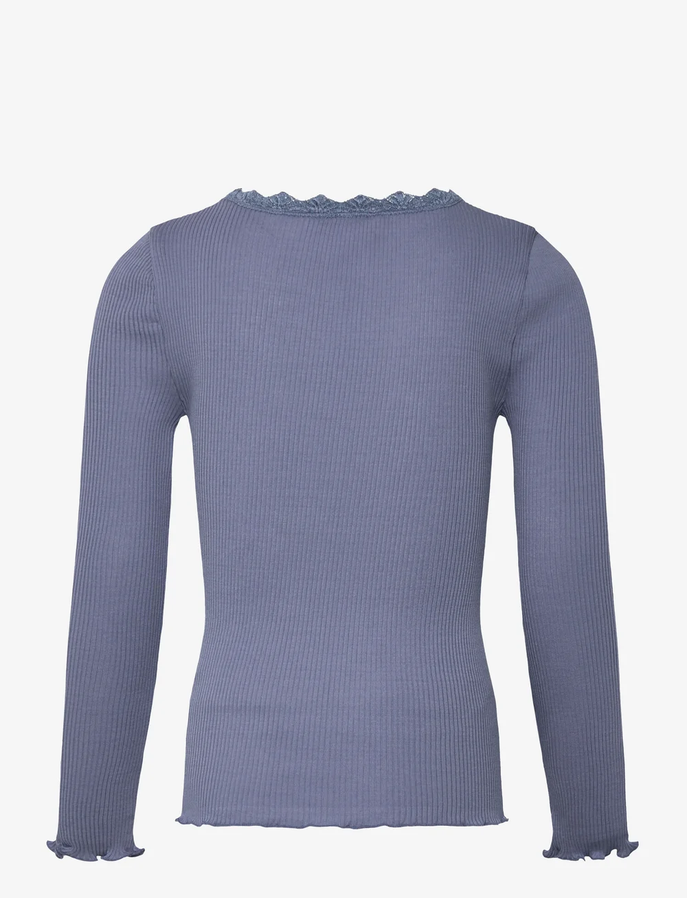 Rosemunde Kids - RKBalta Modal LS Lace T-shirt - langærmede t-shirts - infinity - 1