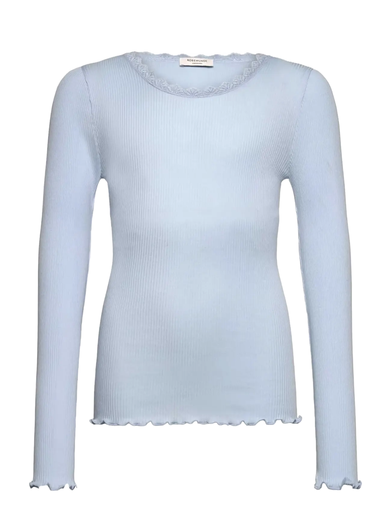 Rosemunde Kids RKBalta LS Regular Lace T-shirt - Pitkähihaiset t-paidat - NANTUCKET BLUE / blue