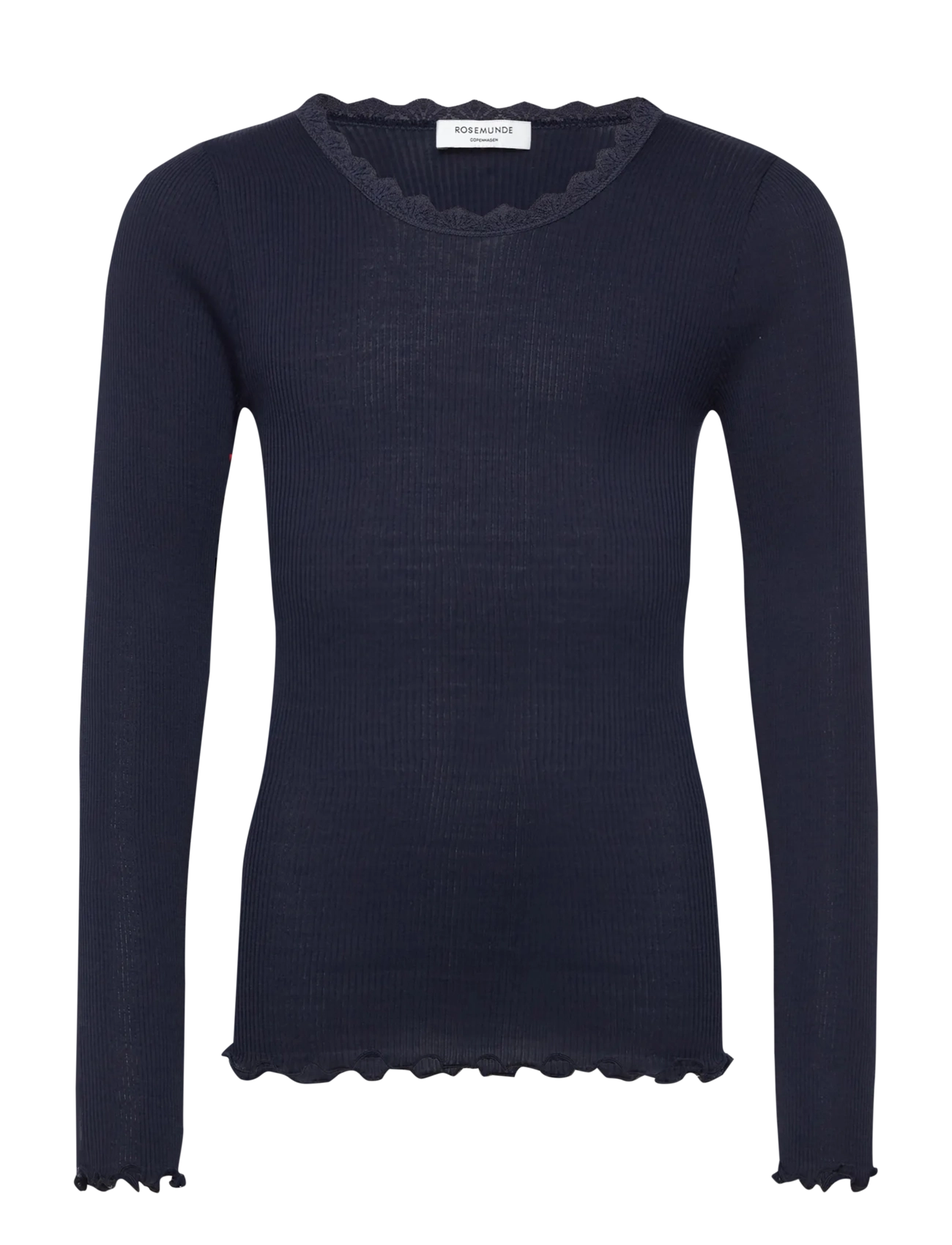 ROSEMUNDE Kinder Rkbalta Modal Ls Strickjacke T-Shirt Navy - 140 - Kinder