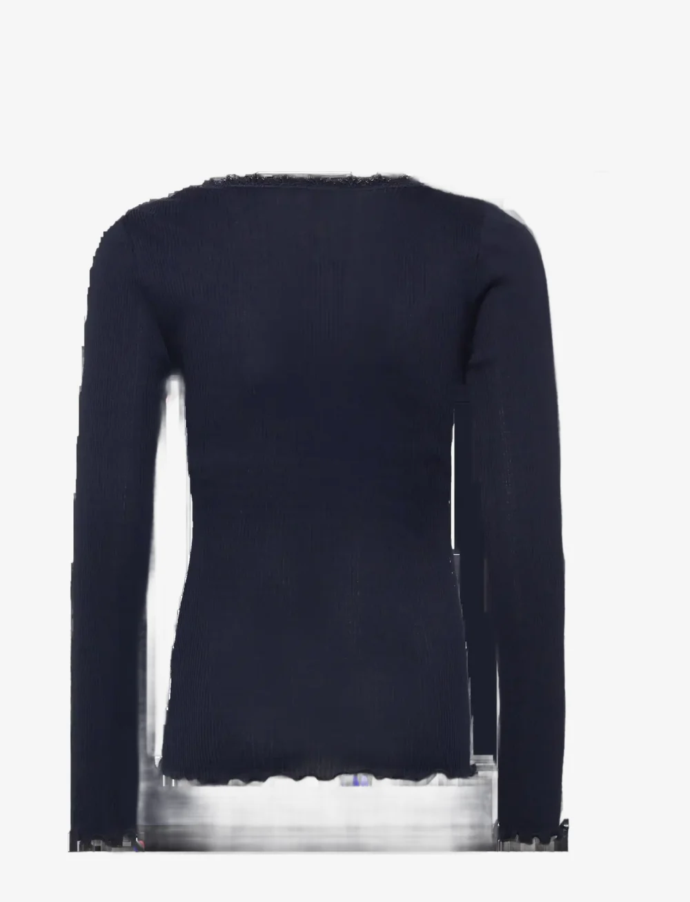 Rosemunde Kids - RKBalta Modal LS Lace T-shirt - langærmede t-shirts - navy - 2