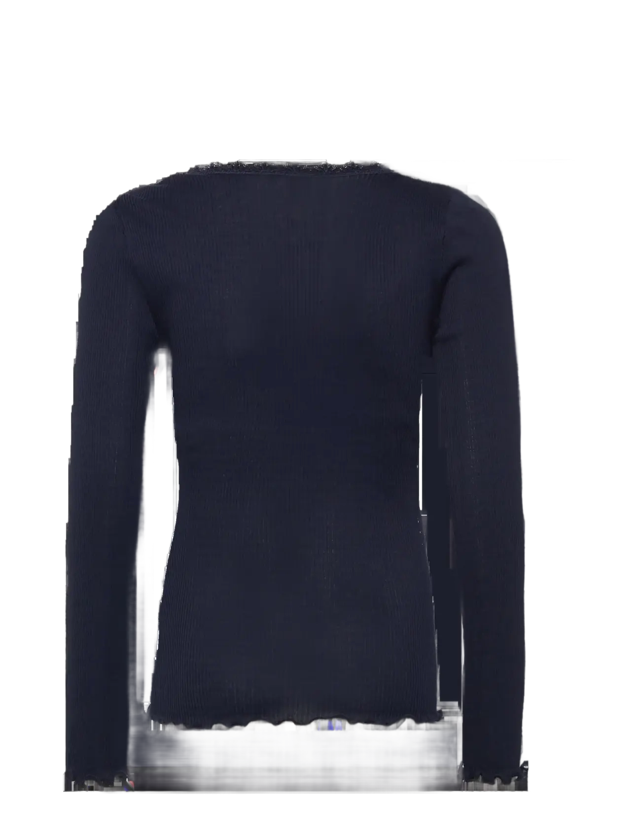 Rosemunde Kids - RKBalta Modal LS Lace T-shirt - t-shirts à manches longues - navy - 2