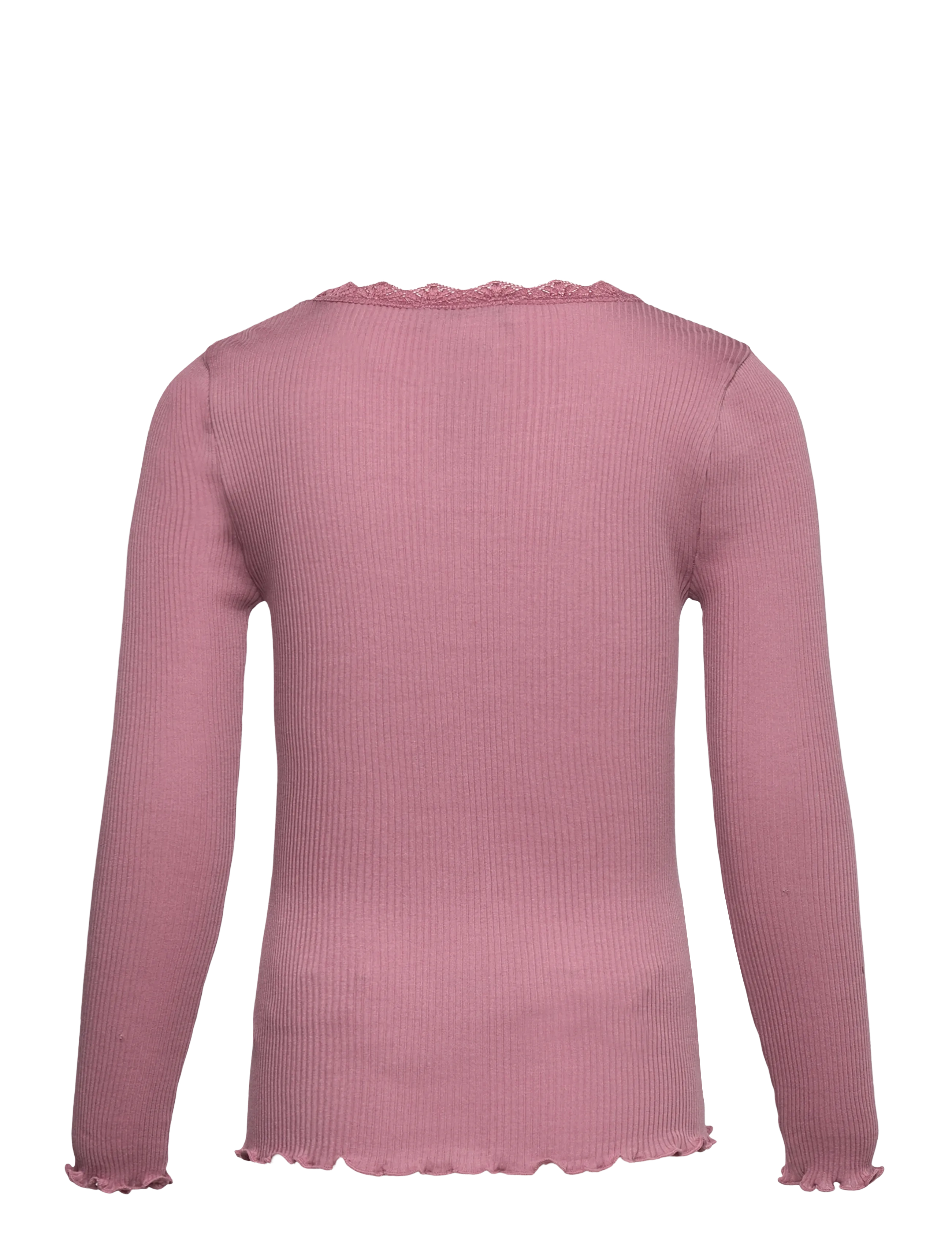 Rosemunde Kids - RKBalta Modal LS Lace T-shirt - langärmelig - nostalgia rose - 2
