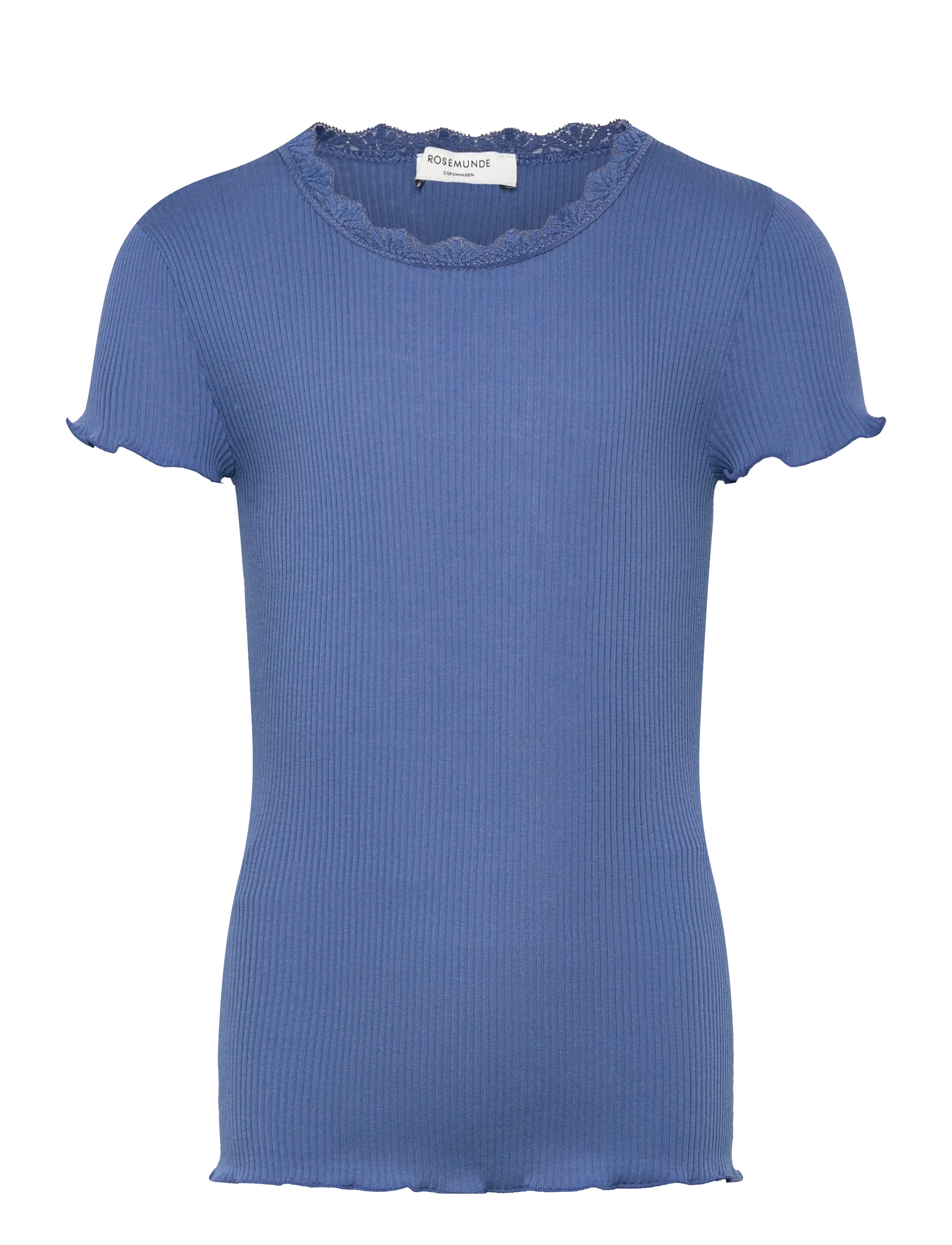 Rosemunde Kids RKBalta Modal SS Lace T-shirt - Kleidung - DUTCH BLUE / blue