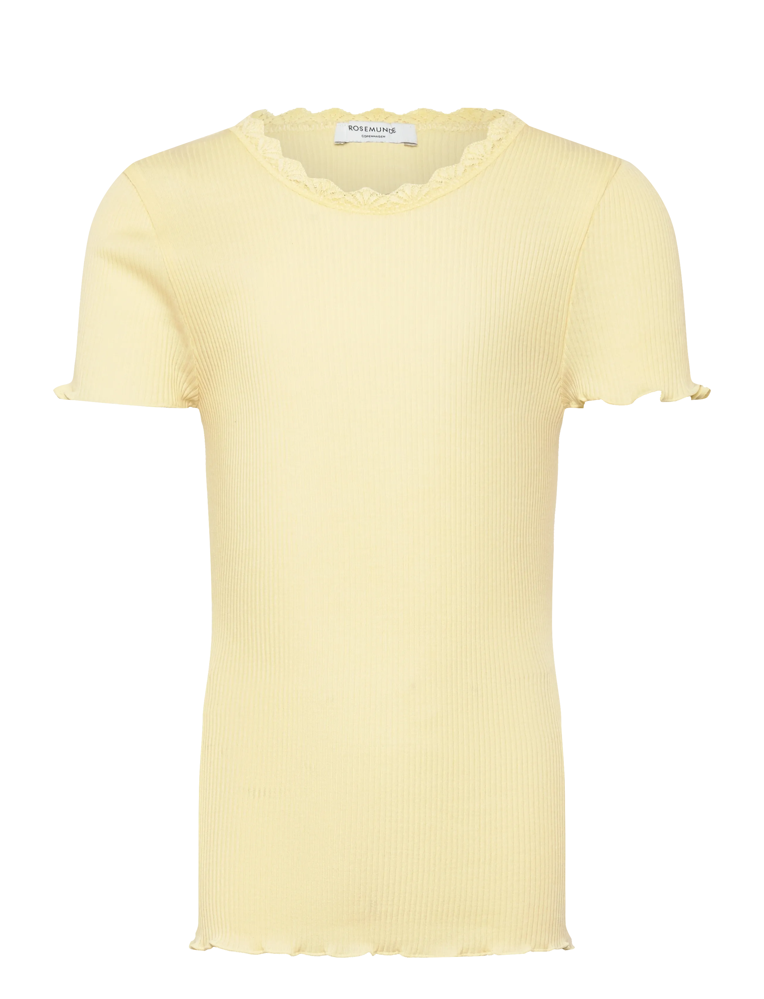 Rosemunde Kids RKBalta Modal SS Lace T-shirt - Overdele - FLAN / yellow