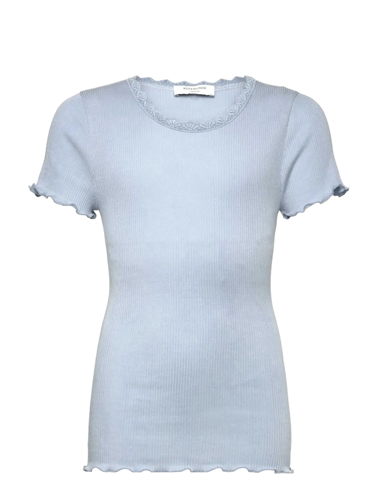 Rosemunde Kids RKBalta Modal SS Lace T-shirt - Rosemunde Kids - NANTUCKET BLUE / blue