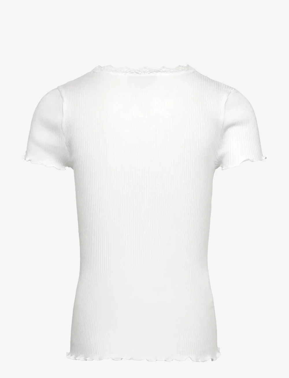Rosemunde Kids - RKBalta Modal SS Lace T-shirt - t-krekli ar īsām piedurknēm - new white - 1