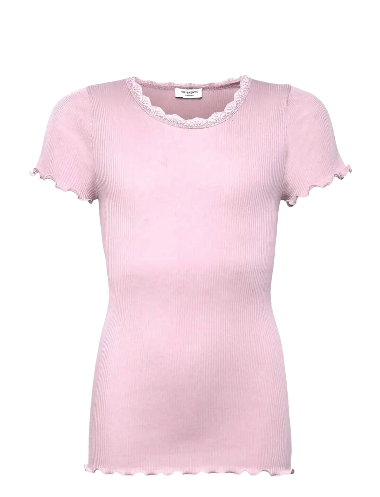 ROSEMUNDE Kinder Rkbalta Modal Ss Strickjacke T-Shirt Pink - 140 - Kinder