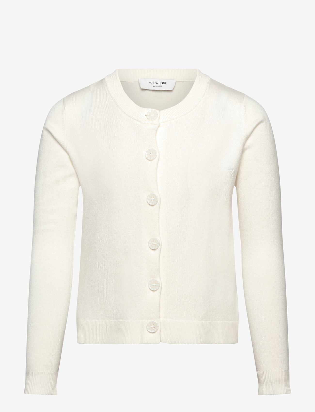 Rosemunde Kids - RKDenise LS Cardigan - cardigans - cloud dancer - 0
