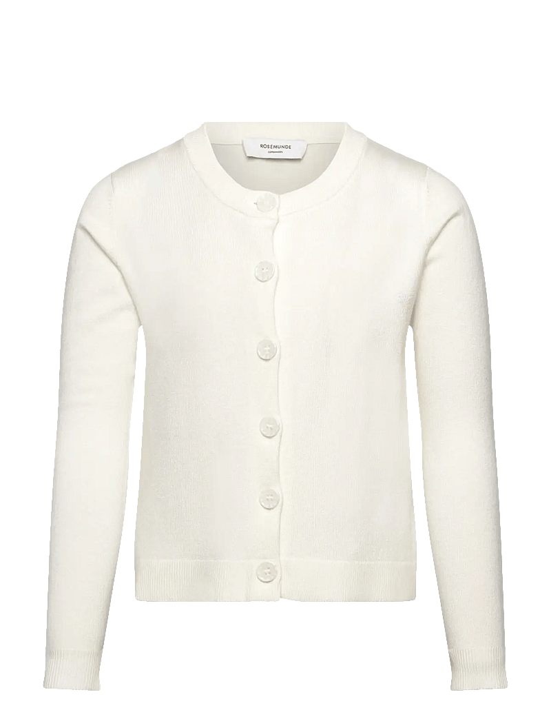 Rosemunde Kids - RKDenise LS Cardigan - cardigans - cloud dancer - 0
