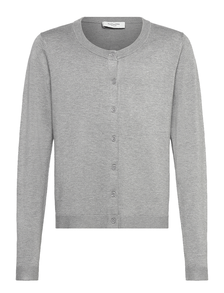 Rosemunde Kids - RKDenise LS Cardigan - gilets - light grey melange - 0