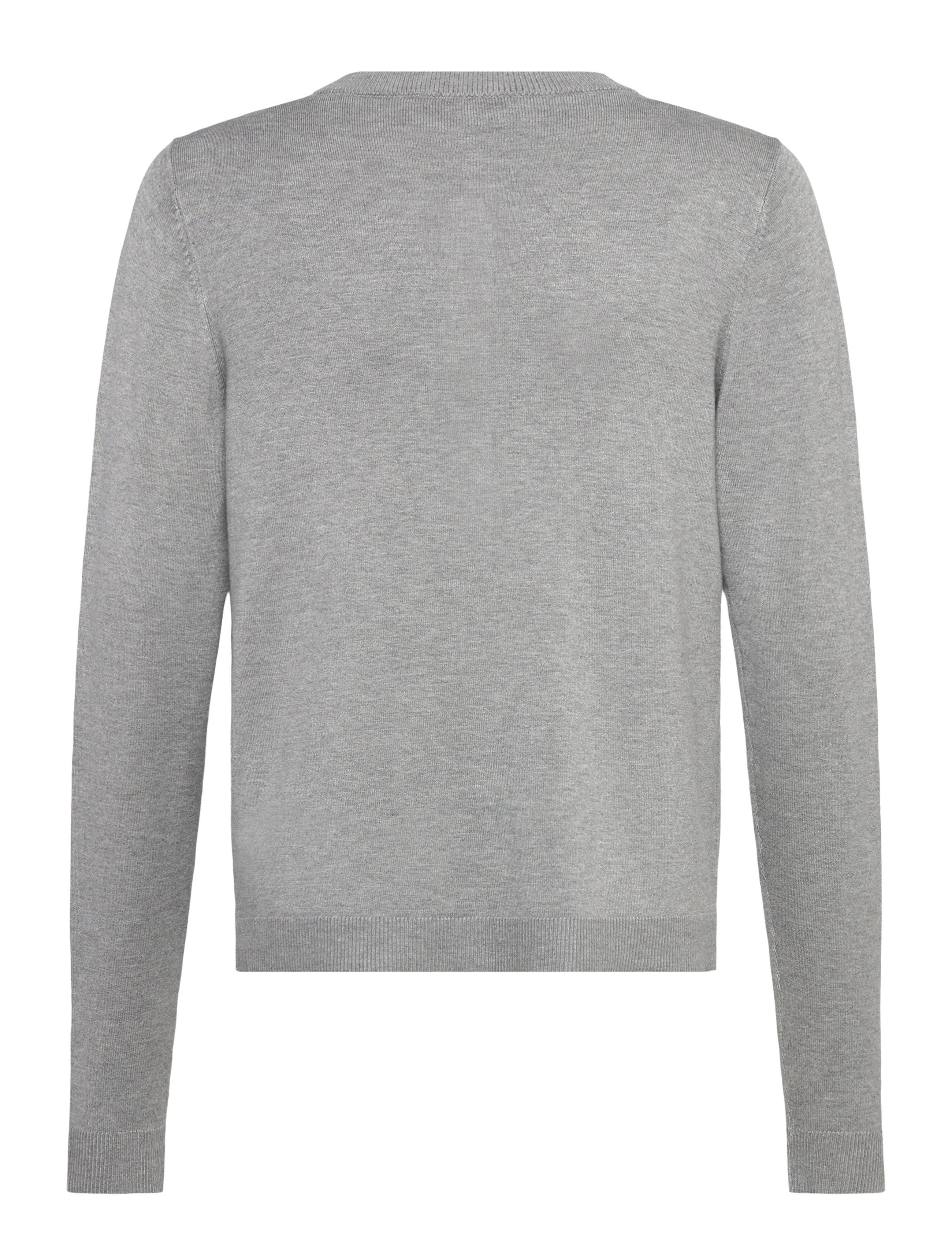 Rosemunde Kids - RKDenise LS Cardigan - gilets - light grey melange - 1