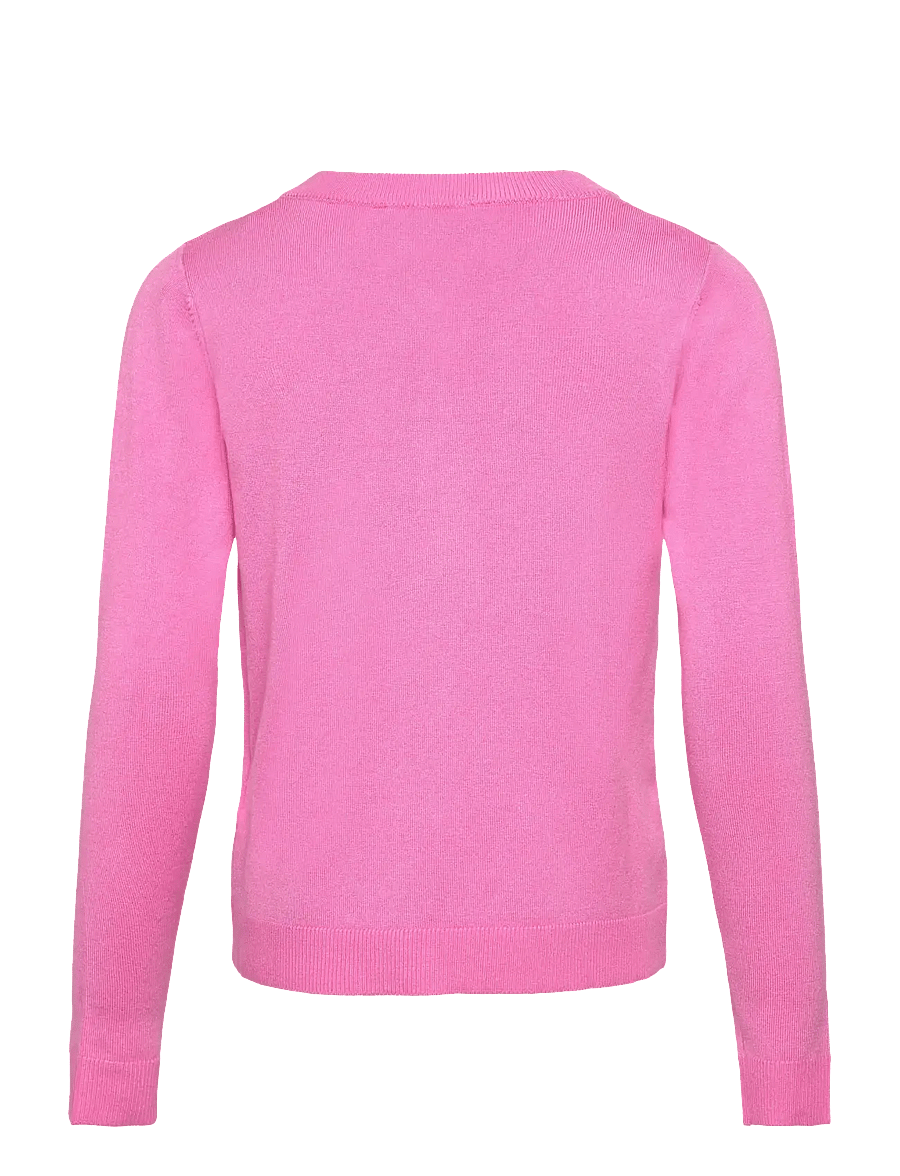 Rosemunde Kids - RKDenise LS Cardigan - cardigans - prism pink - 1