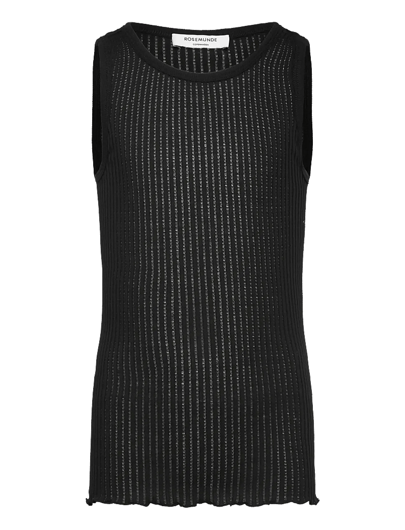 Rosemunde Kids - RKBaku Tank Top - Ærmeløs undertrøje - black - 1