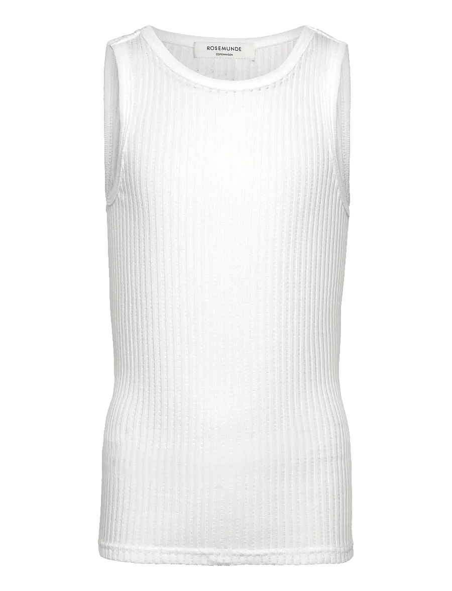 Rosemunde Kids - RKBaku Tank Top - hlýrabolir - new white - 1