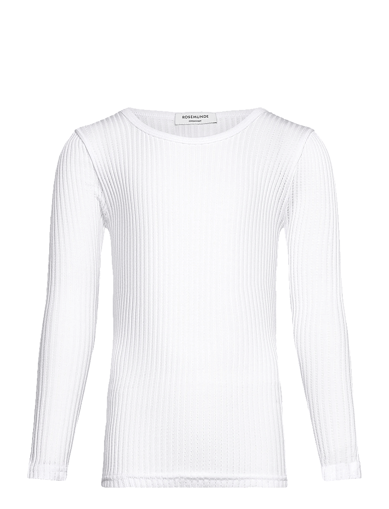 Rosemunde Kids - RKBaku LS T-shirt - långärmade t-shirts - new white - 0