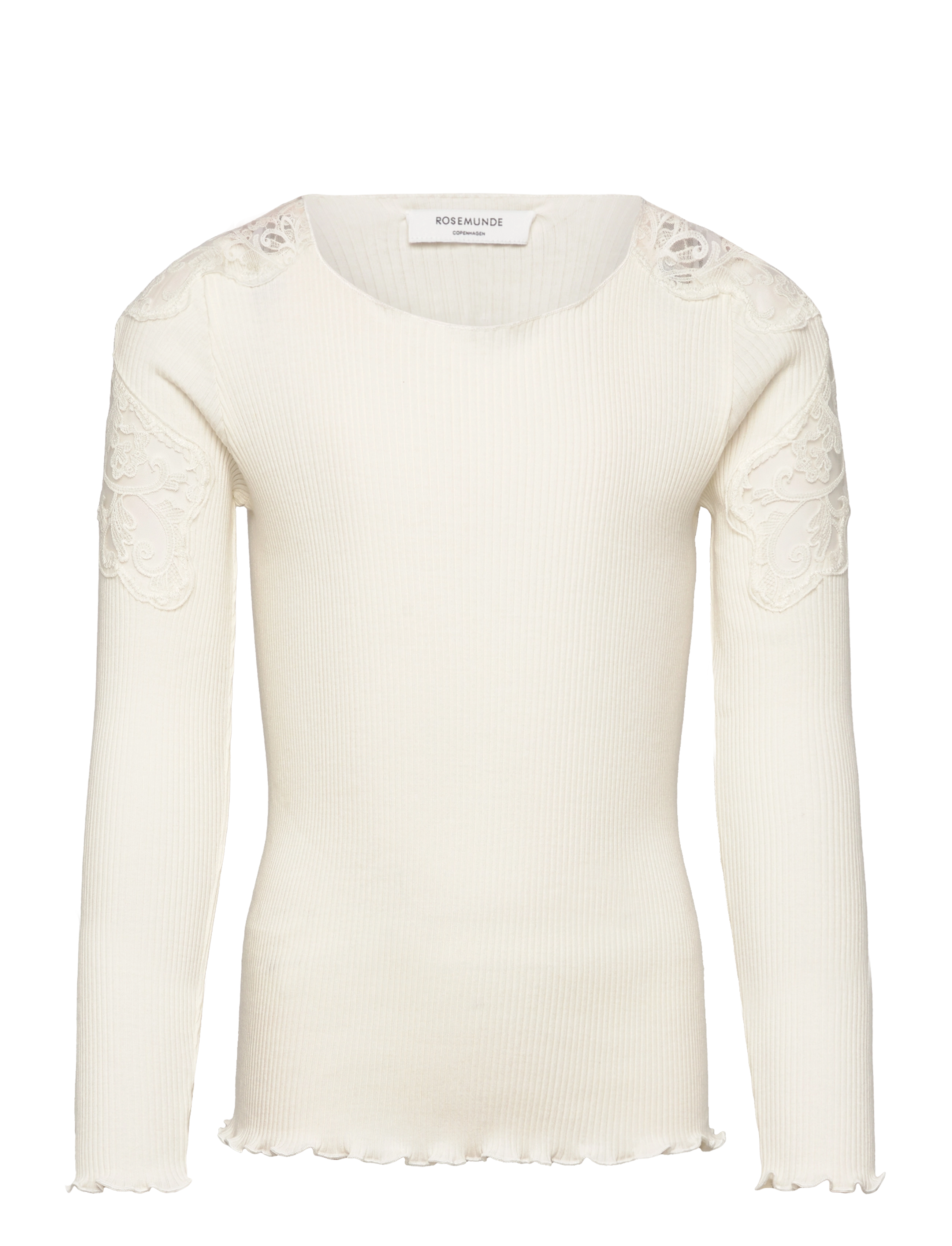 ROSEMUNDE Kinder Rkbaybay Ls Bluse W/ Strickjacke Cream - 176 - Kinder