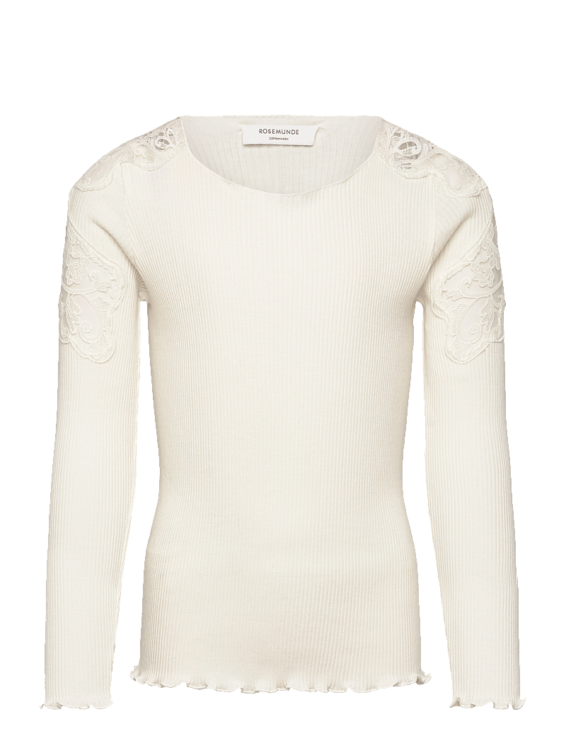 Rosemunde Kids - RKBaybay LS Blouse w/ Lace - langärmelig - ivory - 0