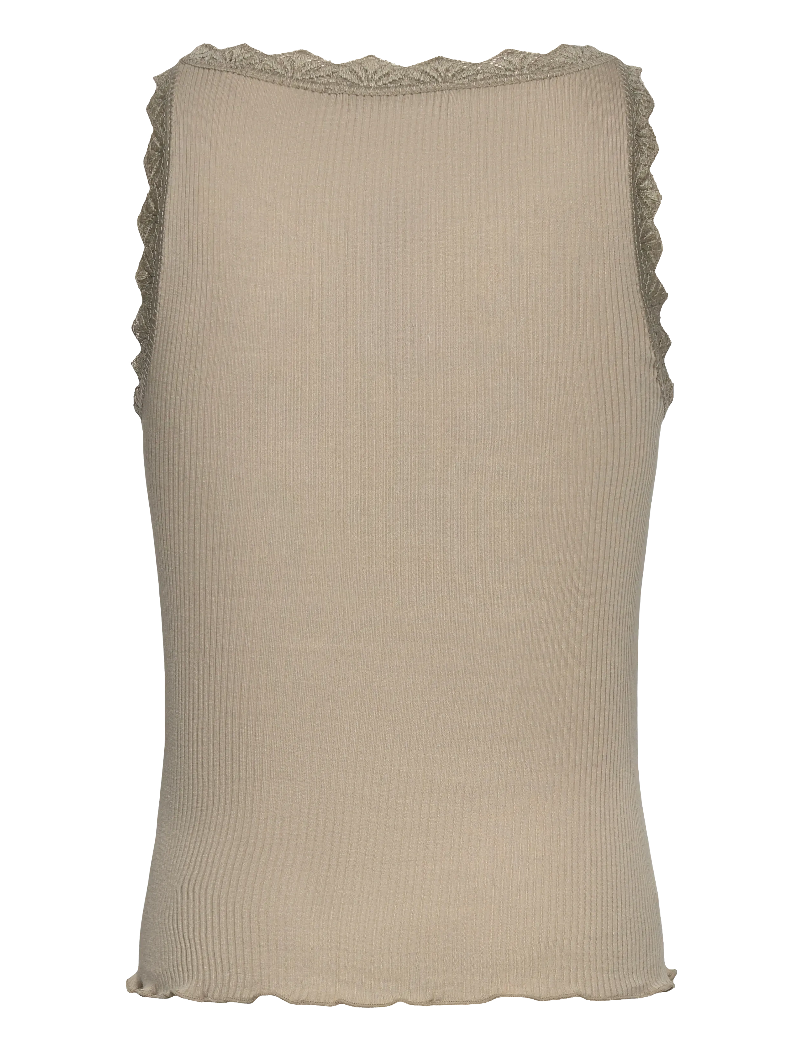Rosemunde Kids - RKBalta Modal SL Short Lace Top - palaidinukės be rankovių - abbey stone - 1