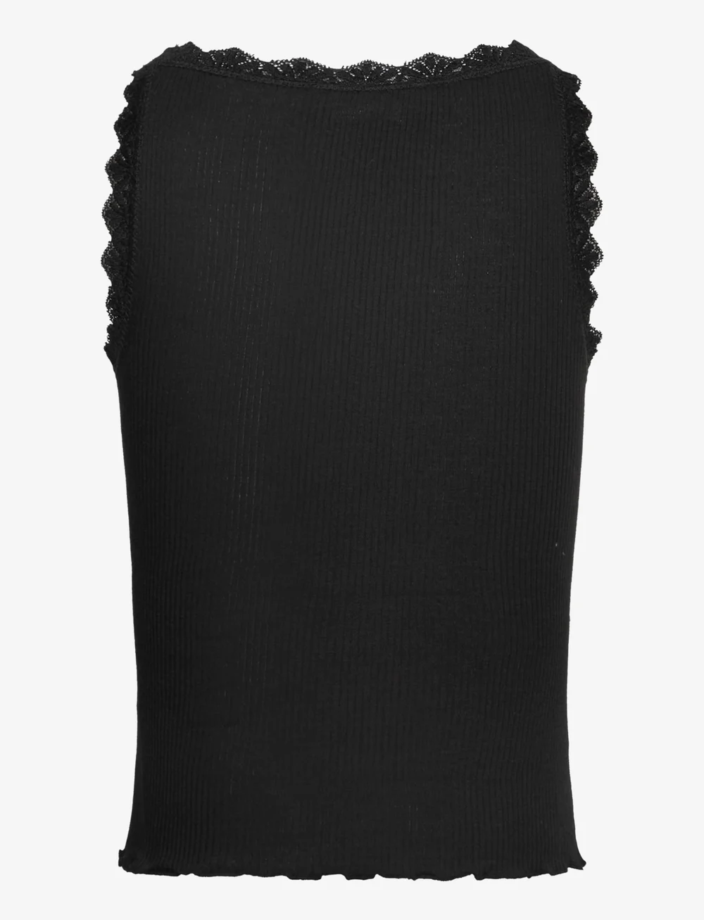 Rosemunde Kids - RKBalta Modal SL Short Lace Top - tanktops - black - 1
