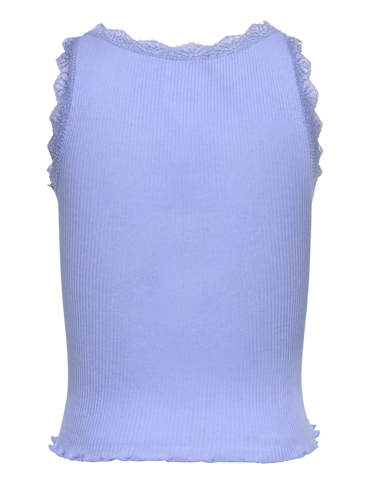 Rosemunde Kids - RKBalta Modal SL Short Lace Top - Ærmeløs undertrøje - blue heaven - 1