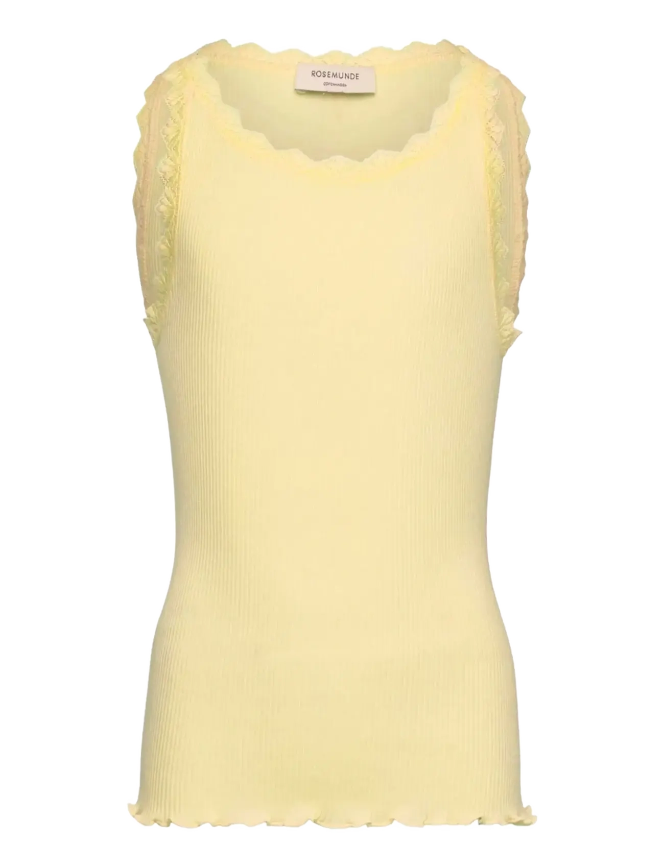 Rosemunde Kids RKBalta SL Short Lace Top - T-shirts - FLAN / yellow