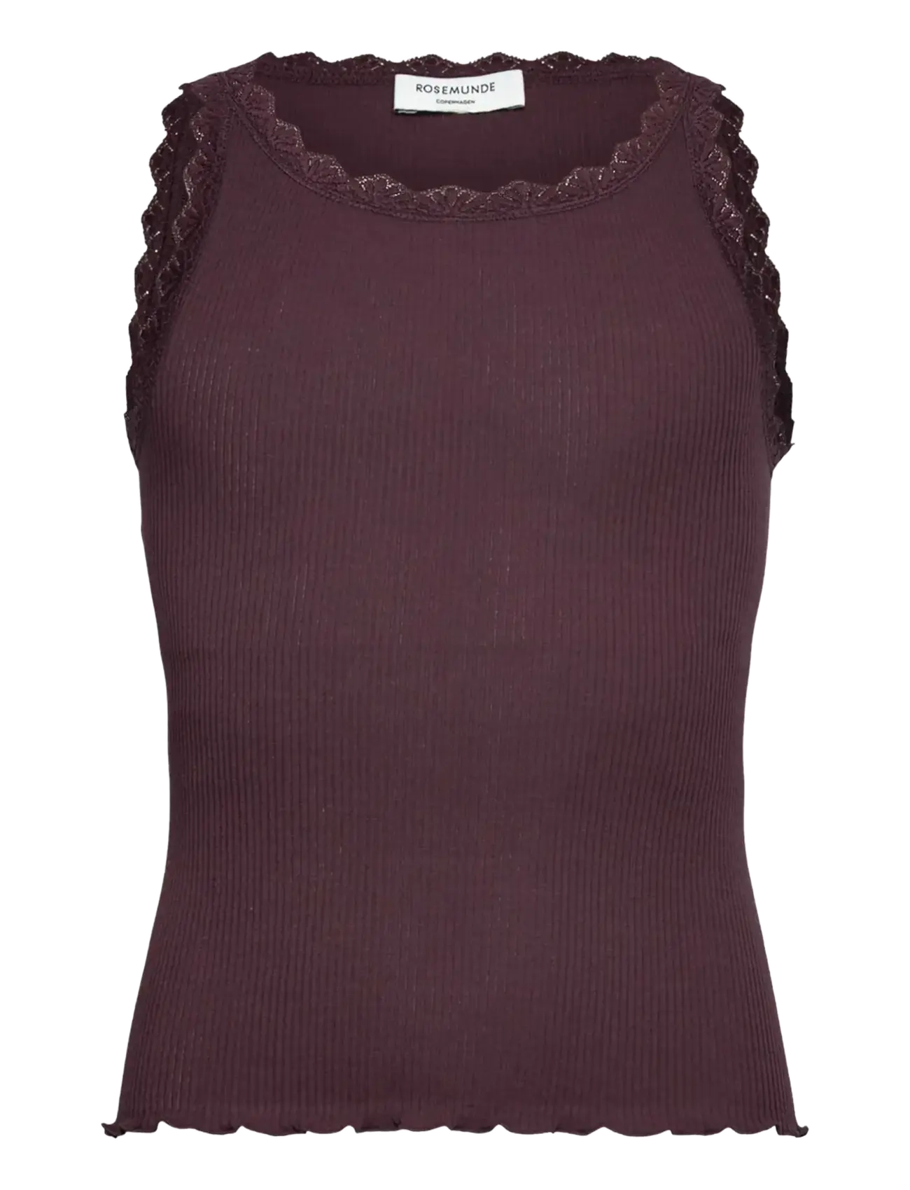 Rosemunde Kids RKBalta Modal SL Short Lace Top - Rosemunde - GANACHE / brown
